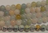 CMG11 15.5 inches 6mm round A grade natural morganite beads