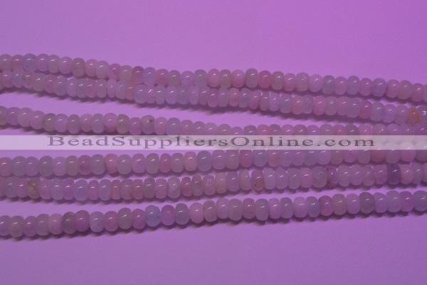 CMG130 15 inches 4*6mm rondelle natural morganite beads wholesale