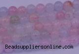 CMG140 15.5 inches 4mm round natural morganite gemstone beads