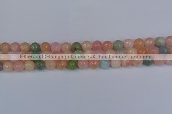 CMG174 15.5 inches 12mm round morganite gemstone beads wholesale