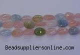 CMG234 15.5 inches 13*18mm flat teardrop morganite beads wholesale