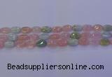 CMG237 15.5 inches 8*12mm oval morganite beads wholesale