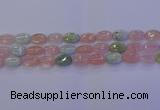 CMG238 15.5 inches 10*14mm oval morganite beads wholesale