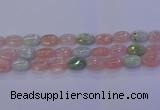 CMG239 15.5 inches 12*16mm oval morganite beads wholesale