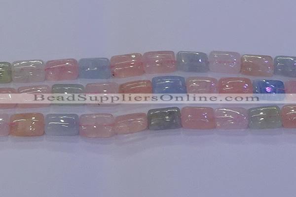 CMG247 15.5 inches 15*20mm rectangle morganite beads wholesale