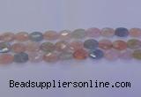 CMG265 15.5 inches 8*12mm faceted oval morganite beads