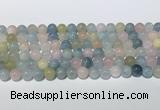 CMG441 15.5 inches 8mm round morganite gemstone beads wholesale