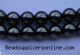 CMH07 16 inches 4mm round magnetic hematite beads Wholesale