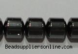 CMH122 15.5 inches 8*8mm tyre magnetic hematite beads