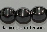 CMH130 15.5 inches 10*10mm pumpkin magnetic hematite beads