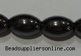 CMH149 15.5 inches 8*12mm rice magnetic hematite beads wholesale