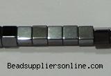 CMH159 15.5 inches 4*4mm cube magnetic hematite beads wholesale