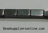 CMH163 15.5 inches 4*8mm cuboid magnetic hematite beads