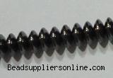 CMH166 15.5 inches 3*6mm rondelle magnetic hematite beads