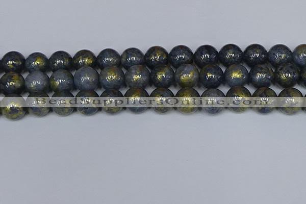 CMJ1004 15.5 inches 12mm round Mashan jade beads wholesale