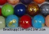 CMJ1013 15.5 inches 10mm round mixed Mashan jade beads wholesale