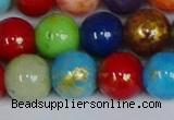 CMJ1014 15.5 inches 12mm round mixed Mashan jade beads wholesale