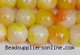 CMJ1051 15.5 inches 8mm round jade beads wholesale