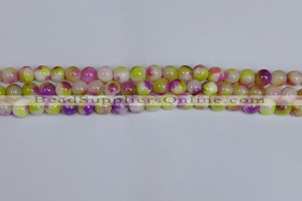 CMJ1071 15.5 inches 8mm round jade beads wholesale