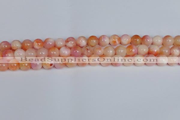 CMJ1126 15.5 inches 8mm round jade beads wholesale