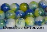 CMJ1221 15.5 inches 8mm round jade beads wholesale