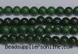 CMJ176 15.5 inches 4mm round Mashan jade beads wholesale