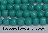 CMJ191 15.5 inches 6mm round Mashan jade beads wholesale