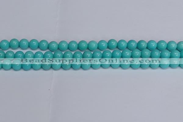 CMJ193 15.5 inches 10mm round Mashan jade beads wholesale