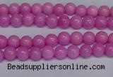 CMJ204 15.5 inches 4mm round Mashan jade beads wholesale