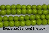 CMJ218 15.5 inches 4mm round Mashan jade beads wholesale