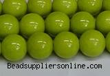 CMJ222 15.5 inches 12mm round Mashan jade beads wholesale