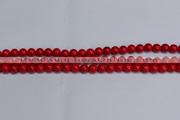 CMJ227 15.5 inches 8mm round Mashan jade beads wholesale