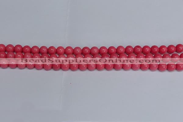 CMJ234 15.5 inches 8mm round Mashan jade beads wholesale