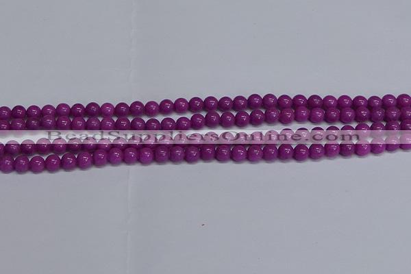 CMJ254 15.5 inches 6mm round Mashan jade beads wholesale