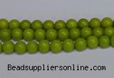 CMJ267 15.5 inches 4mm round Mashan jade beads wholesale