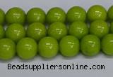 CMJ269 15.5 inches 8mm round Mashan jade beads wholesale