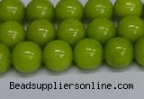 CMJ270 15.5 inches 10mm round Mashan jade beads wholesale