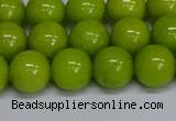 CMJ271 15.5 inches 12mm round Mashan jade beads wholesale