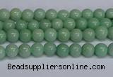 CMJ281 15.5 inches 4mm round Mashan jade beads wholesale