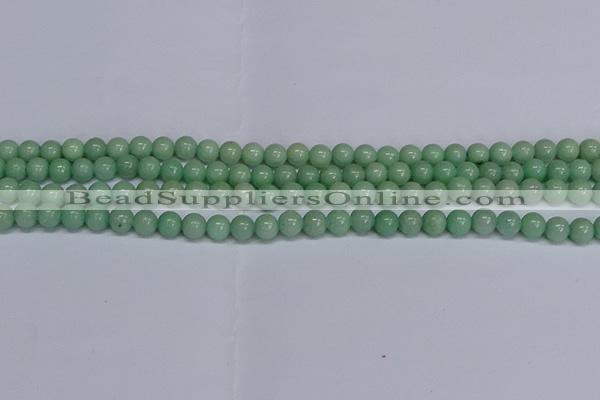 CMJ282 15.5 inches 6mm round Mashan jade beads wholesale