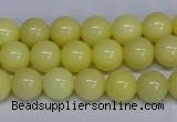 CMJ297 15.5 inches 8mm round Mashan jade beads wholesale