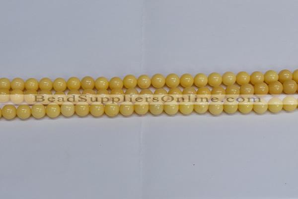 CMJ304 15.5 inches 8mm round Mashan jade beads wholesale