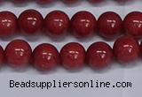 CMJ319 15.5 inches 10mm round Mashan jade beads wholesale