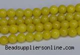 CMJ36 15.5 inches 4mm round Mashan jade beads wholesale