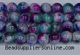 CMJ408 15.5 inches 6mm round rainbow jade beads wholesale