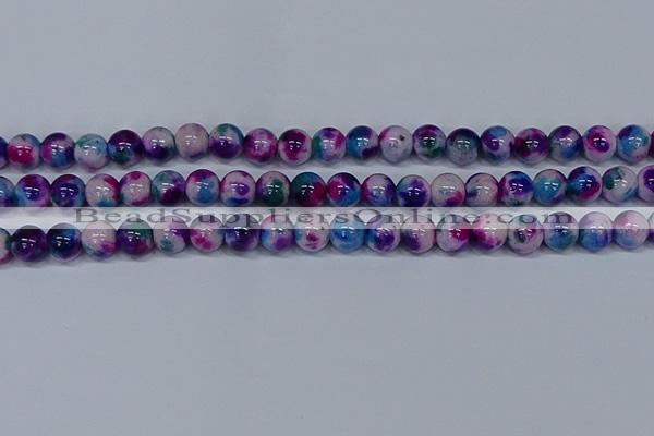 CMJ410 15.5 inches 10mm round rainbow jade beads wholesale