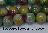 CMJ417 15.5 inches 10mm round rainbow jade beads wholesale