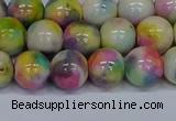 CMJ438 15.5 inches 10mm round rainbow jade beads wholesale