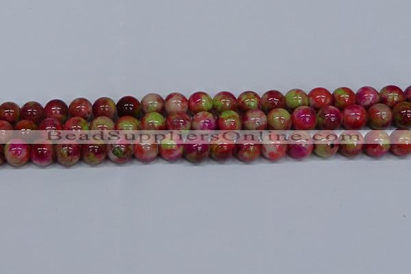 CMJ481 15.5 inches 12mm round rainbow jade beads wholesale