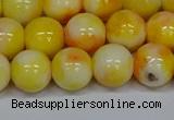 CMJ509 15.5 inches 12mm round rainbow jade beads wholesale